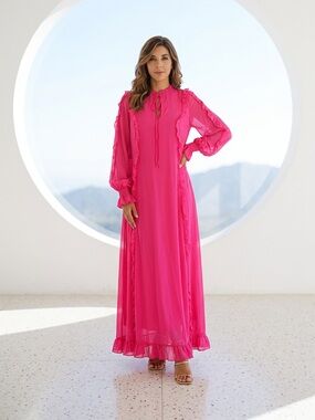 ***NWOT***H&M Chiffon Maxi Dress